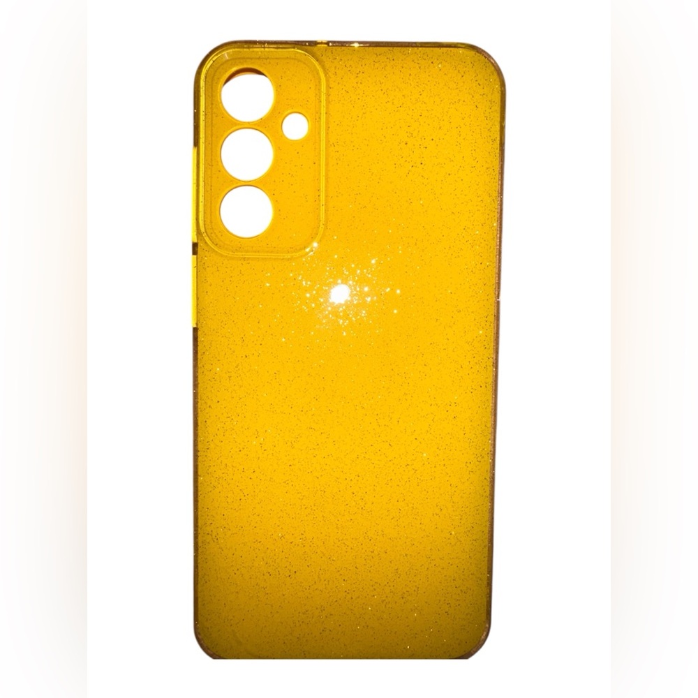 Yellow Glitter Phone Case - Compatible Protective Cover